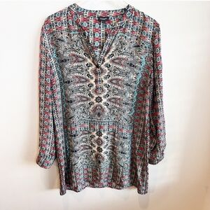 Tolani Anthropologie Silk Tunic or Dress Size L